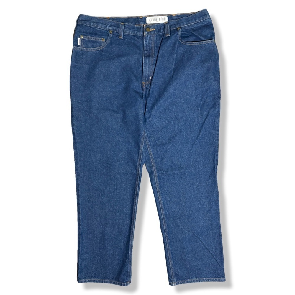 Carhartt Blue Relaxed Jeans with Durable Denim - Picture 2 of 4